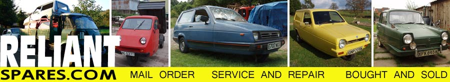 Secondhand Reliant Spares banner